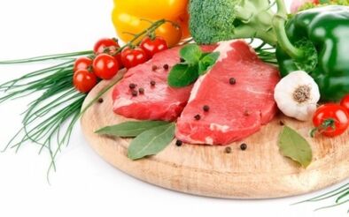 Pour l'ostéochondrose de la colonne thoracique, une alimentation saine est indiquée.